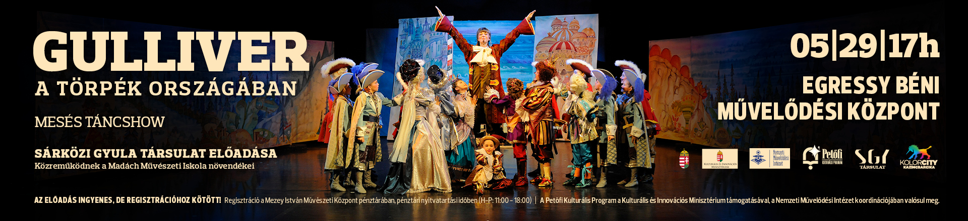 Gulliver a törpék országában — mesés táncshow