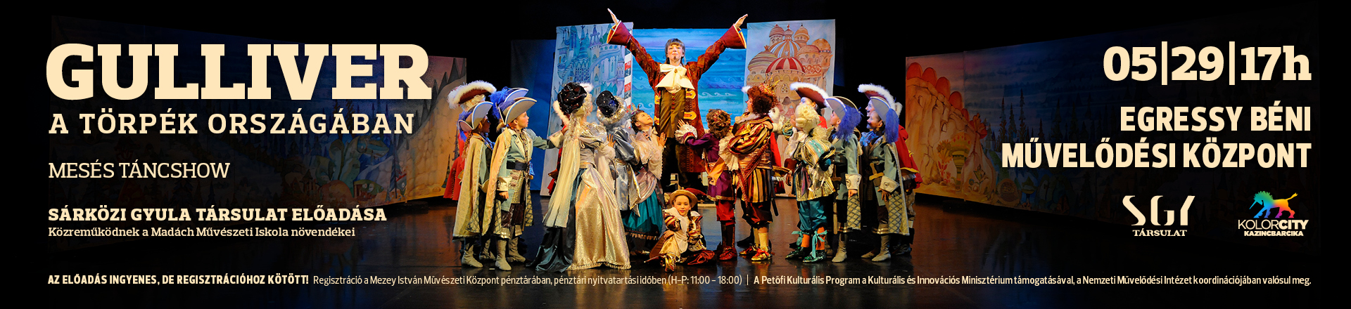 Gulliver a törpék országában — mesés táncshow