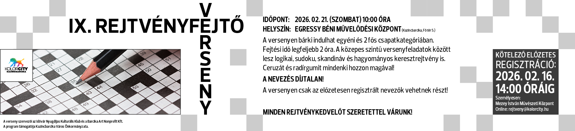 IX. Rejtvényfejtő verseny